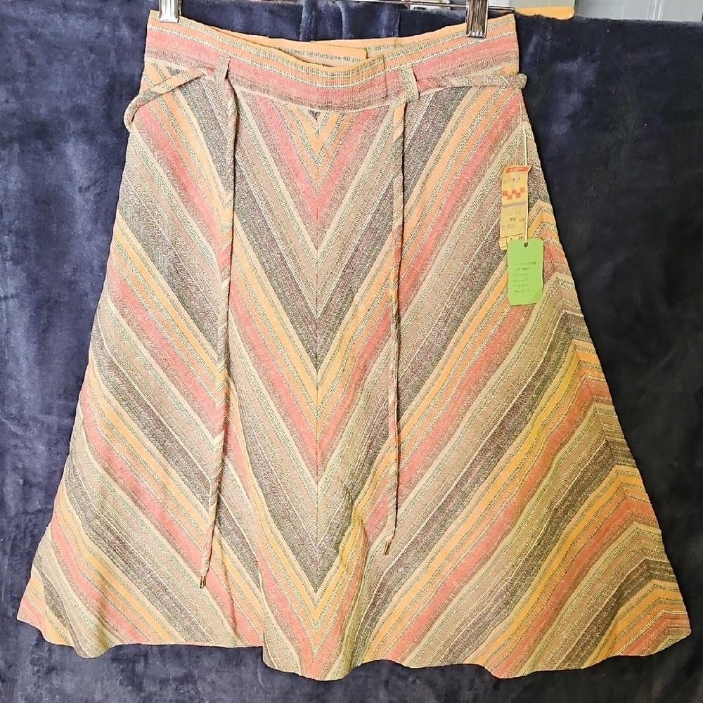 Vintage Zayre's Patterned Multicolor Skirt